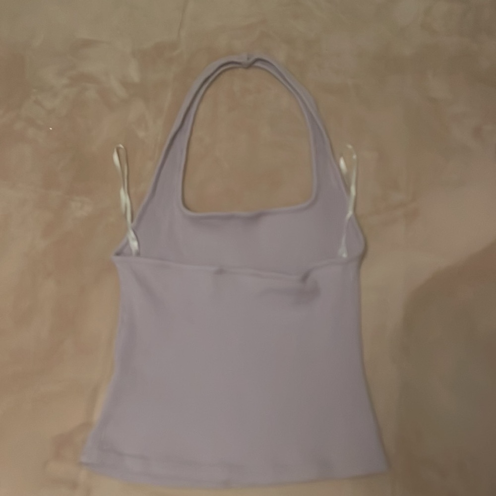 Lavender halter cropped top - Picture 2 of 2